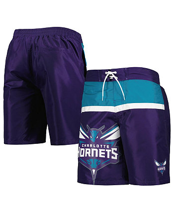 Мужские фиолетовые плавки Charlotte Hornets Sea Wind G-III Sports