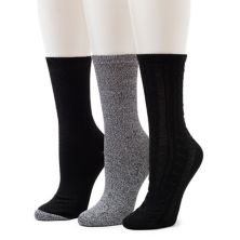 Женские носки Cuddl Duds® на каждый день, 3 пары носков для экипажа Cuddl Duds