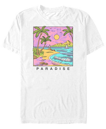 Мужская футболка Generic Additude Paradise Awaits с короткими рукавами FIFTH SUN