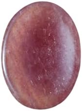 Stone City Banded Amethyst Crystal Chakra Thumb Worry Stone Teardrop Reiki Healing Stone Pocket Palm Stones for Anxiety Stress Relief Meditation Therapy Geometry Home Decorations -1 to 1.5 Inch Stone City