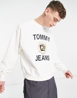 Серая толстовка с большим логотипом Tommy Jeans Tommy Jeans