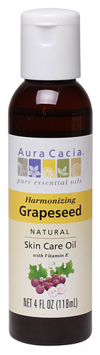 Natural Skin Care Oil Grapeseed -- 4 fl oz Aura Cacia