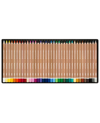 Megacolor Pencil Set, Megacolor Tin Set of 36 Assorted Colors Cretacolor