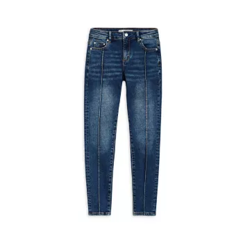 Girl's Nina High-Rise Skinny-Fit Jeans Tractr