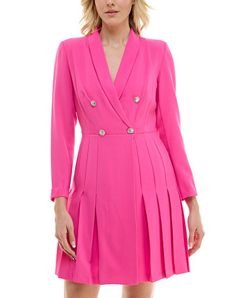 Women's Collared Double-Breasted Jacket Dress Taylor