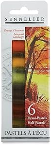 Sennelier Extra-Soft Half Pastel 6 Stick Set, Set of 6, Autumn Sennelier