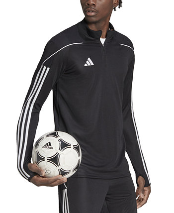 Мужская спортивная куртка узкого кроя Tiro 23 с 3 полосками и молнией до половины Adidas