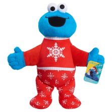 Большая праздничная плюшевая игрушка «Просто поиграй в Улицу Сезам» Cookie Monster Just Play