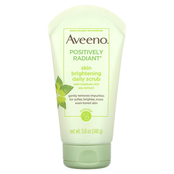 Active Naturals, Positively Radiant, ежедневный скраб для осветления кожи, 5,0 унций (140 г) Aveeno