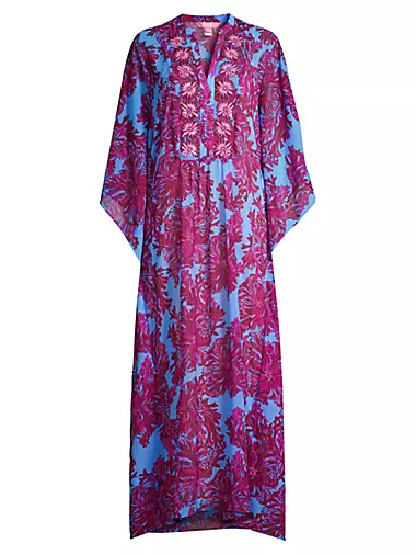 Женское Повседневное платье Lilly Pulitzer Julieta Floral Maxi Caftan Lilly Pulitzer