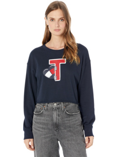 Укороченный пуловер с заостренным сердцем Tommy Jeans