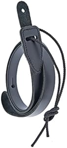 D'Addario Accessories Mandolin Strap - Mandolin Accessories - Braided Mandolin Strap - Black D'Addario