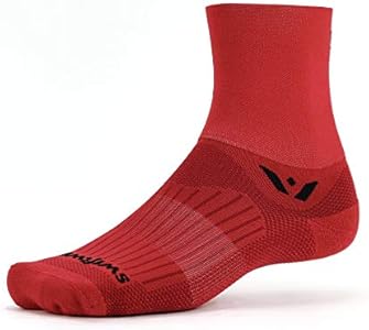 Универсальные Носки Swiftwick ASPIRE FOUR для Беговых и Велосипедных Тренировок с Плотной Компрессией Swiftwick