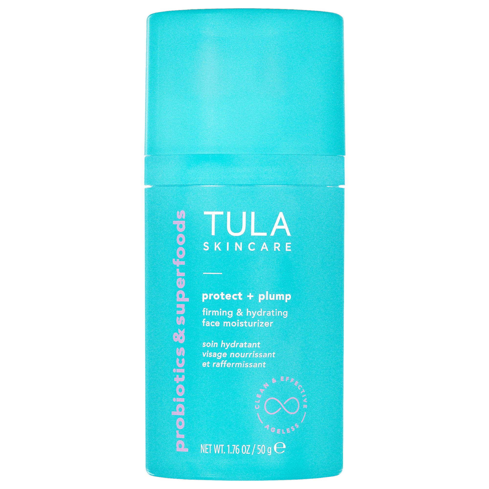 Укрепляющее и увлажняющее увлажняющее средство для лица Protect + Plump TULA Skincare