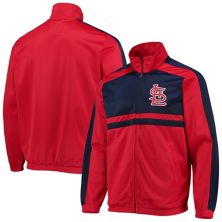 Мужская спортивная куртка G-III Sports by Carl Banks Red St. Louis Cardinals с молнией во всю длину G-III
