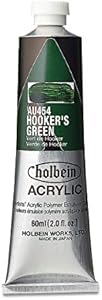 Holbein Heavy Body Artist Acrylic 60ml Hookers Green Holbein