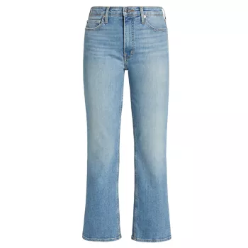 Укороченные расклешенные джинсы Crosby DEREK LAM