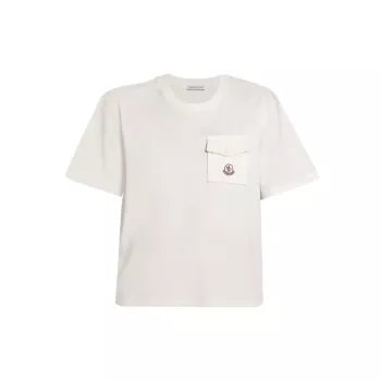 Logo Cotton-Blend Short-Sleeve T-Shirt Moncler