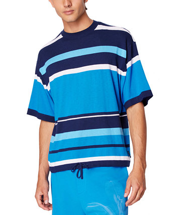 Men's Colorblocked Stripe T-Shirt Armani