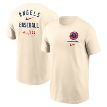 Men's Nike  Cream Los Angeles Angels City Connect 2-Hit T-Shirt Nike