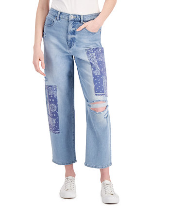 Миниатюрные укороченные джинсы Mom с высокой посадкой, созданные для Macy's Style & Co