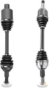 Front Left and Right CV Axle Compatible with 2008-2017 Buick Enclave, 2009-2017 Chevy Traverse, 2007-2017 GMC Acadia Limited, 2007-2010 Saturn Outlook Driver Passenger Side 60-1465 60-1466 Mecaniko