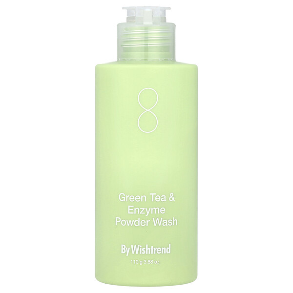 Green Tea & Enzyme Powder (Порошок) Wash, 3.88 oz (Унции) (110 g) By Wishtrend