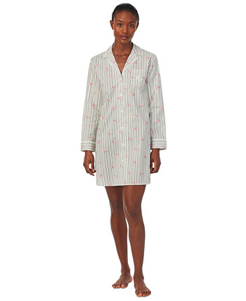 Женская Ночная Сорочка LAUREN Ralph Lauren с Цветочным Мотивом LAUREN Ralph Lauren