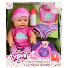 Коллекция мечты 12 & # 34; Кукла с музыкальным горшком - розовая DREAM COLLECTION
