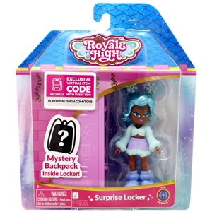 Royale High Surprise Locker Ice Mini Doll (Mystery Backpack, Virtual Item Code) Jazwares