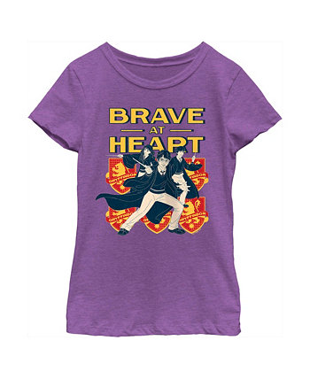 Girl's Harry Potter Gryffindor Brave at Heart  Child T-Shirt Warner Bros.
