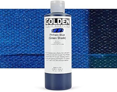 Golden Fluid Acrylic, 8 Ounce Bottle Phthalo Blue GS GOLDEN