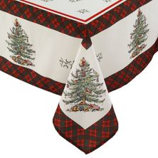 Spode Christmas Tree Tartan Tablecloth Spode