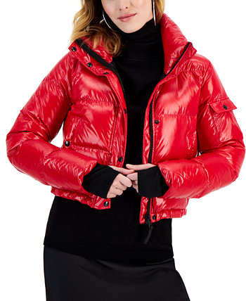 Женская Куртка-пуховик S13 с блестящей отделкой S13
