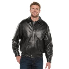 Мужская винтажная кожаная кожаная куртка-бомбер Vintage Leather