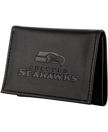 Мужской черный гибридный тройной кошелек Seattle Seahawks EVERGREEN ENTERPRISES