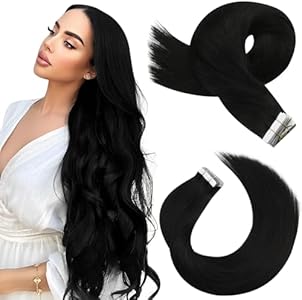 Moresoo Tape in Hair Extensions Human Hair Blonde Highlighted Tape in Extensions Light Brown Mixed with Blonde Hair Extensions Real Human Hair Tape in Remy Extensions 16 Inch #P9A/60 20pcs 50g Moresoo