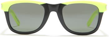 Солнцезащитные очки прямоугольной формы с сердечником 68 мм Saint Laurent