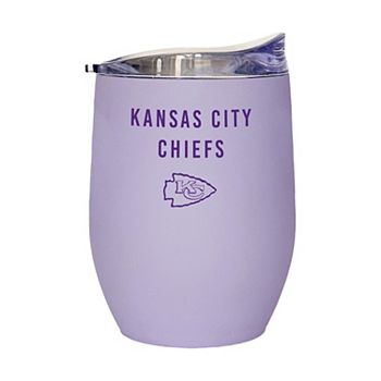 Kansas City Chiefs 16oz. Lavender Soft Touch Curved Tumbler Logo Brand