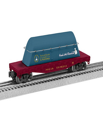 Вагон-платформа Polar Express с контейнером для горячего какао Lionel
