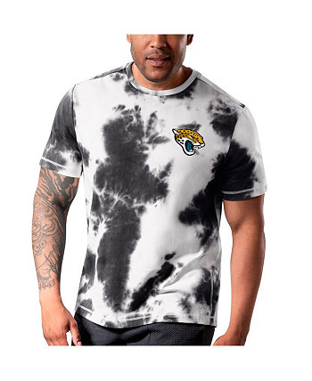 Мужская черная футболка Jacksonville Jaguars Freestyle Tie Dye MSX by Michael Strahan