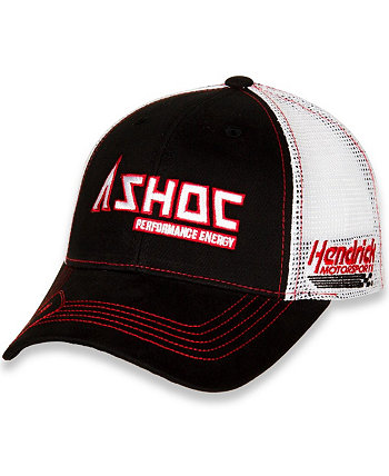 Men's Black and White Chase Elliott ASHOC Adjustable Hat Hendrick Motorsports Team Collection