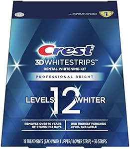 Crest 3D Whitestrips Classic White Teeth Whitening Kit, 10 Treatments 20 Strips Crest