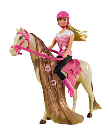- Верховая езда Штеффи Лав с лошадью и куклой Redbox