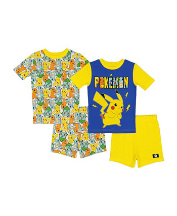 Пижама для больших мальчиков, комплект из 4 предметов Pokemon