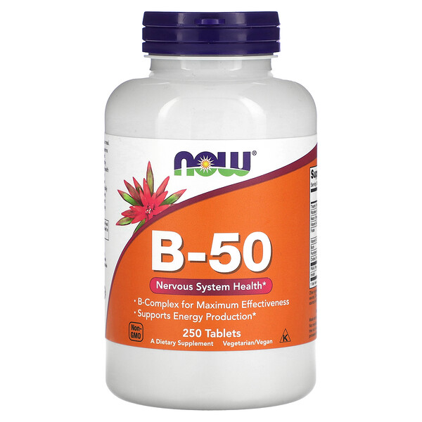 B-50 - 250 таблеток - NOW Foods NOW Foods