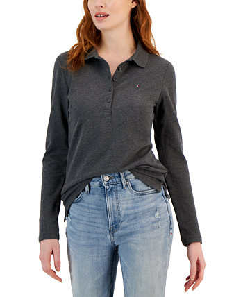 Женская рубашка-поло с длинным рукавом Tommy Hilfiger Tommy Hilfiger