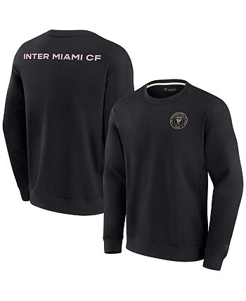 Мужской и женский черный супермягкий флисовый свитшот Inter Miami CF Fanatics Signature