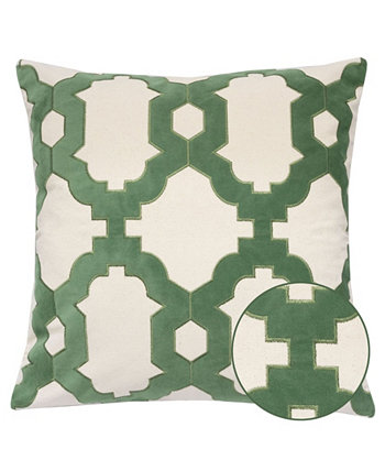 Хлопковая квадратная декоративная подушка Gabriella Olive Homey Cozy