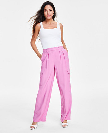 Women's High-Rise Cargo Pants, Created for Macy's I.N.C. International Concepts